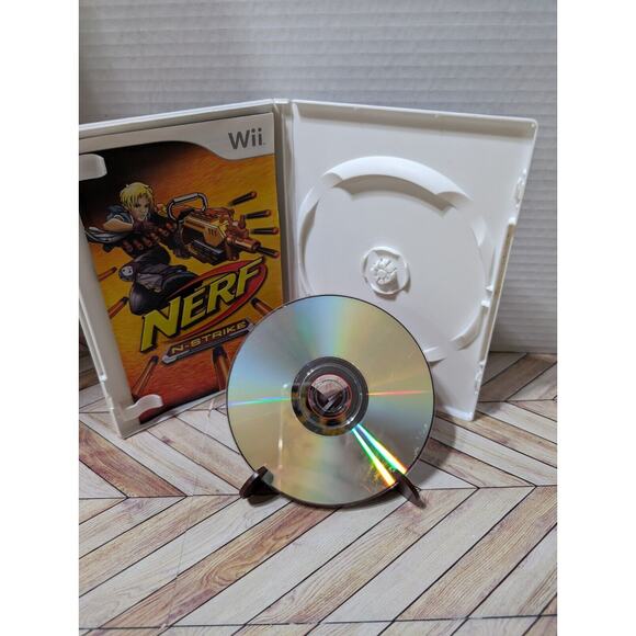 🔴 NERF N-Strike (Nintendo Wii 2006) Complete CIB Video Game ✅ Tested ✅ Works - Picture 4 of 4